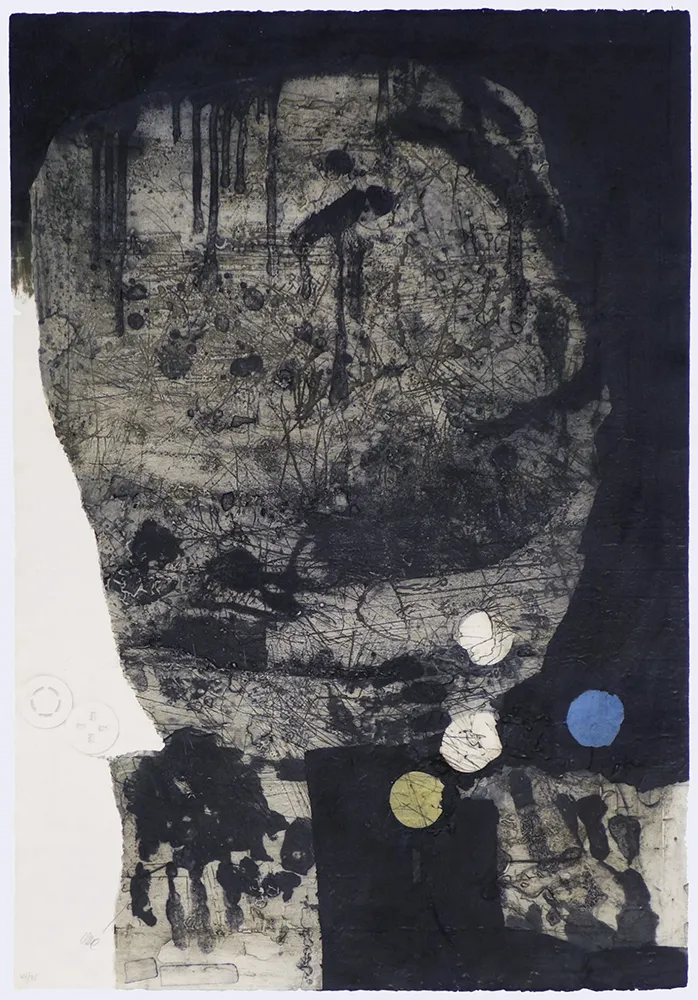 Гравюра Clavé - Guerrier aux trois points