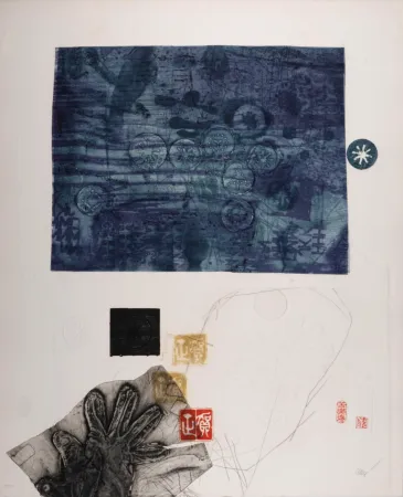 Гравюра Clavé - Retour du Japon, c. 1980 - Hand-signed!