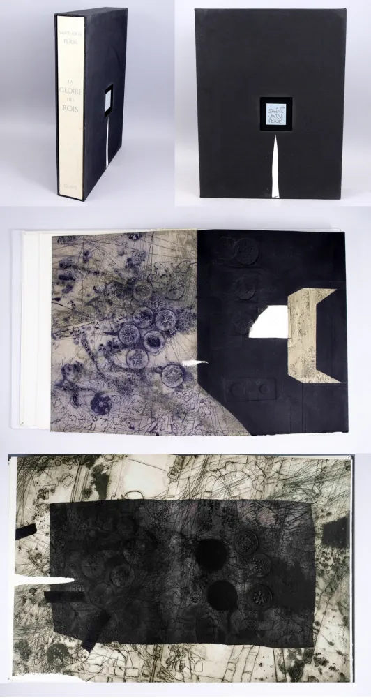 Иллюстрированная Книга Clavé - Saint-John Perse : LA GLOIRE DES ROIS. 12 gravures originales de Clavé (1976)