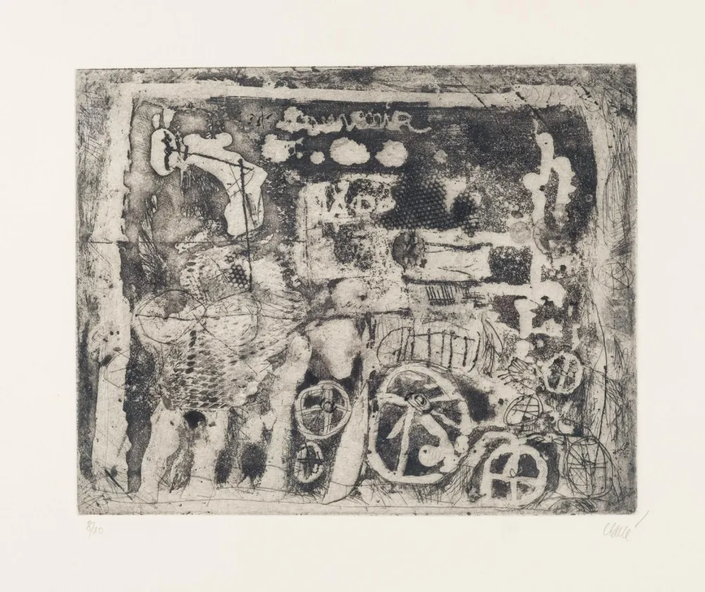 Акватинта Clavé - Souvenir