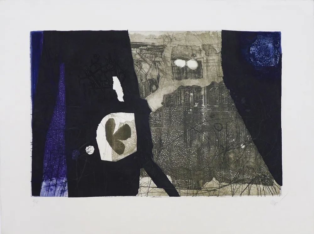 Гравюра Clavé - Trefle et flan de journal