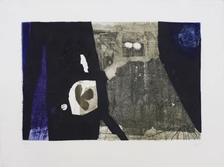 Гравюра Clavé - Trefle et flan de journal