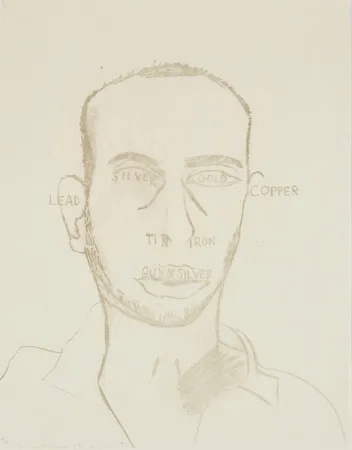 Литография Clemente - Traditional Self Portrait, from Art Pro-Choice II