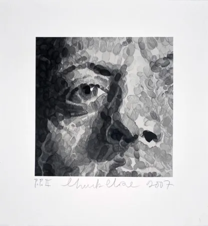 Сериграфия Close - Phil (Detail)