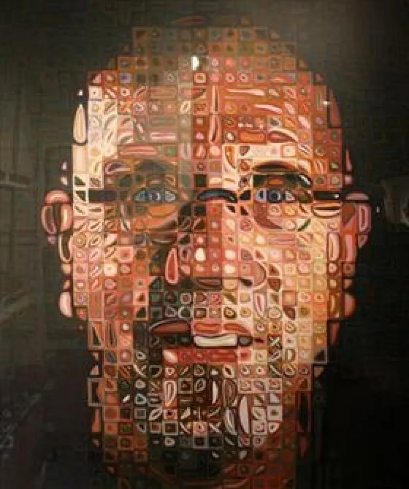 Сериграфия Close - Self Portrait