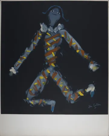 Литография Cocteau - Arlequin de Hambourg, 1953