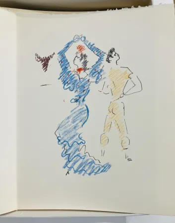 Иллюстрированная Книга Cocteau - Gitans et Corridas.