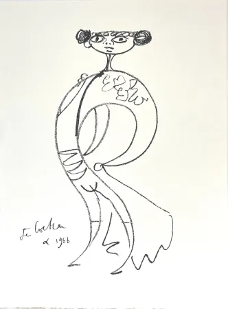 Нет Никаких Технических Cocteau - Lithographie originale