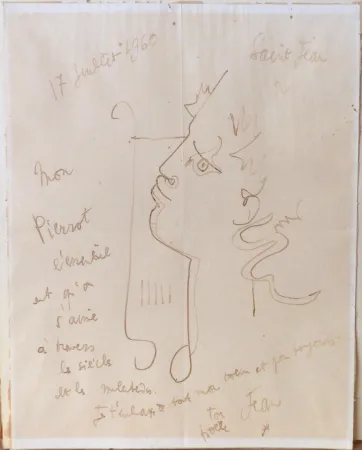 Нет Никаких Технических Cocteau - Orphée à la lyre. Dessin signé