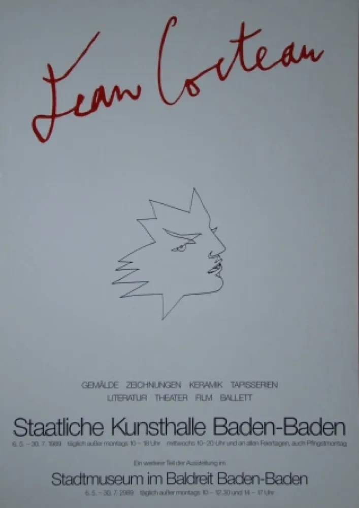 Афиша Cocteau - Visage