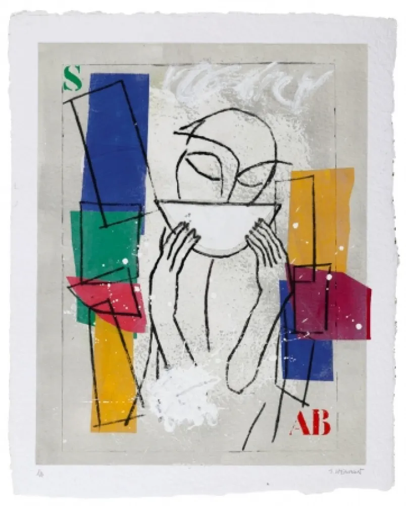 Карборунд Coignard - Buveuse