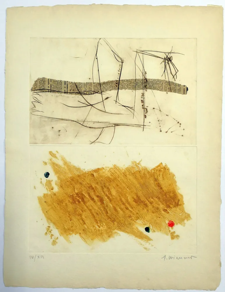 Офорт Coignard - Envols 2