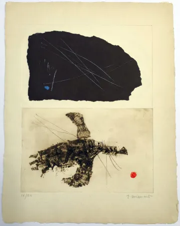 Офорт Coignard - Envols 3