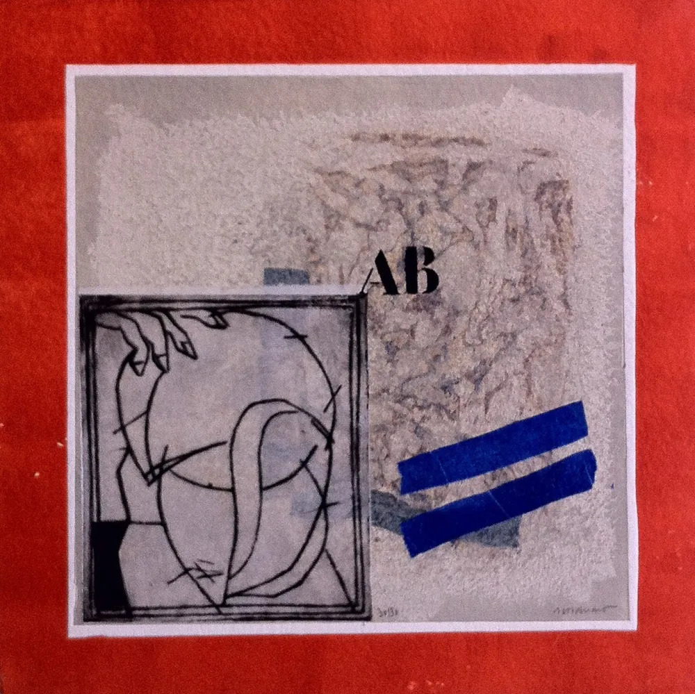 Гравюра Coignard - Personnage au Rouge 