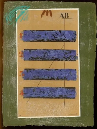 Гравюра Coignard - Quatre Horizontales