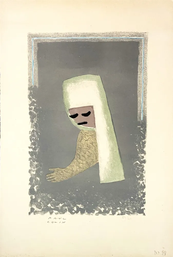 Литография Colin - La Charité