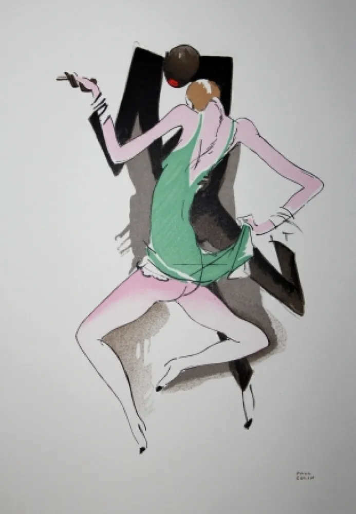 Литография Colin - LE TUMULTE NOIR / BLACK THUNDER - 1927 