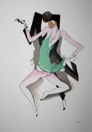 Литография Colin - LE TUMULTE NOIR / BLACK THUNDER - 1927 