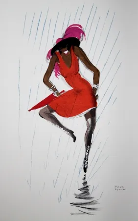 Литография Colin - LE TUMULTE NOIR / BLACK THUNDER - 1927