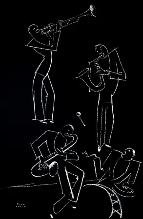 Литография Colin - LE TUMULTE NOIR / BLACK THUNDER - 1927