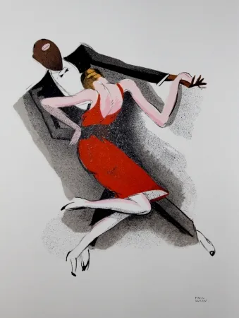 Литография Colin - LE TUMULTE NOIR / BLACK THUNDER - 1927