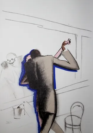 Литография Colin - LE TUMULTE NOIR / BLACK THUNDER - Joséphine Baker - 1927