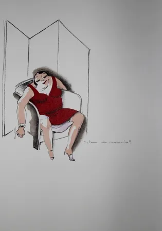 Литография Colin - LE TUMULTE NOIR / BLACK THUNDER - Joséphine Baker - 1927