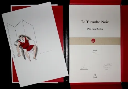 Иллюстрированная Книга Colin - LE TUMULTE NOIR / BLACK THUNDER  - Josephine Baker - 45 Lithographies