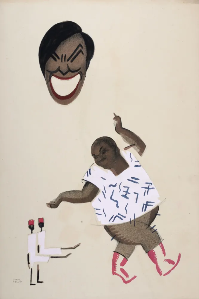 Литография Colin - Le Tumulte Noir, C. 1927