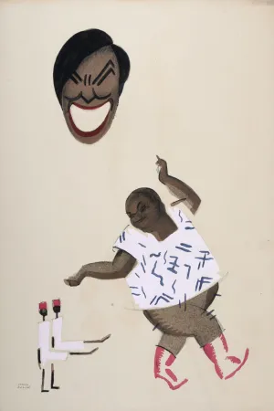 Литография Colin - Le Tumulte Noir, C. 1927