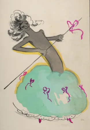 Литография Colin - Le Tumulte Noir, C. 1927