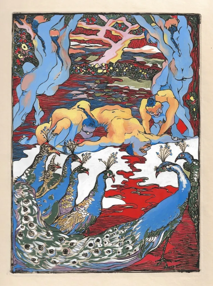 Нет Никаких Технических Colucci - Le jardin des supplices (PROOF SET ON JAPANESE PAPER)