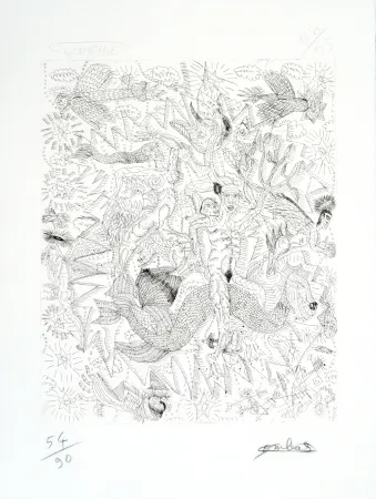 Гравюра Combas - Dragon