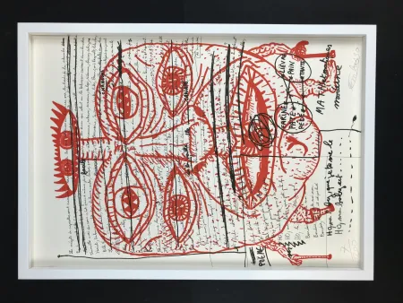 Литография Combas - Feu №2