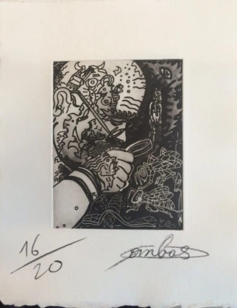 Офорт И Аквитанта Combas - La sagesse des abeilles