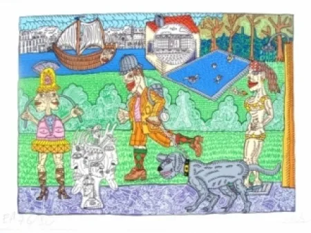 Сериграфия Combas - Paris