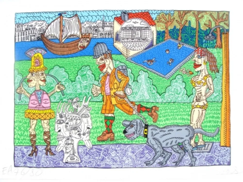 Сериграфия Combas - Paris