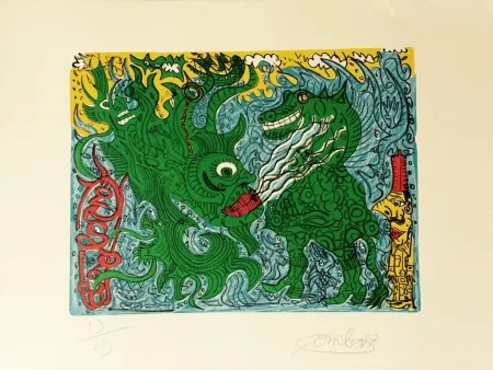 Литография Combas - Sans titre, 1997