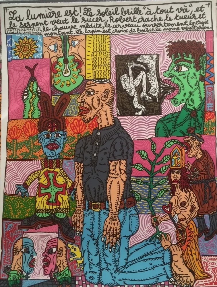 Литография Combas - Sans titre