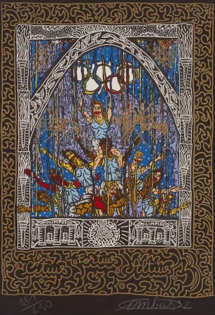 Литография Combas - Suite Olympic