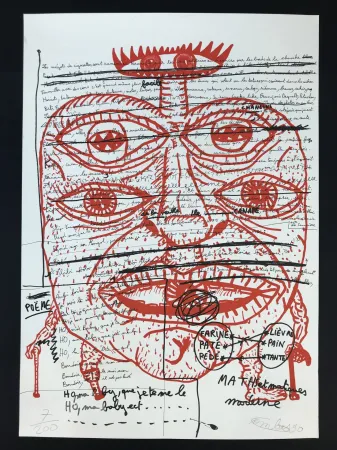 Литография Combas - Untitled