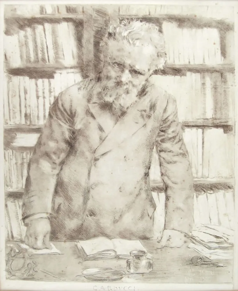 Офорт Conconi - GIOSUE' CARDUCCI