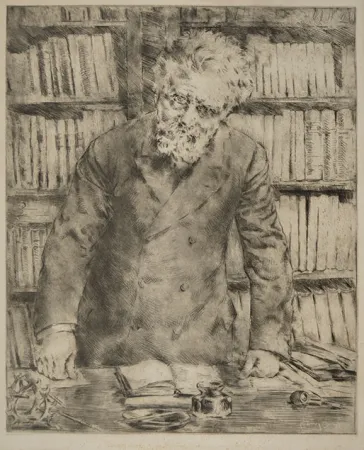 Офорт Conconi - GIOSUE' CARDUCCI