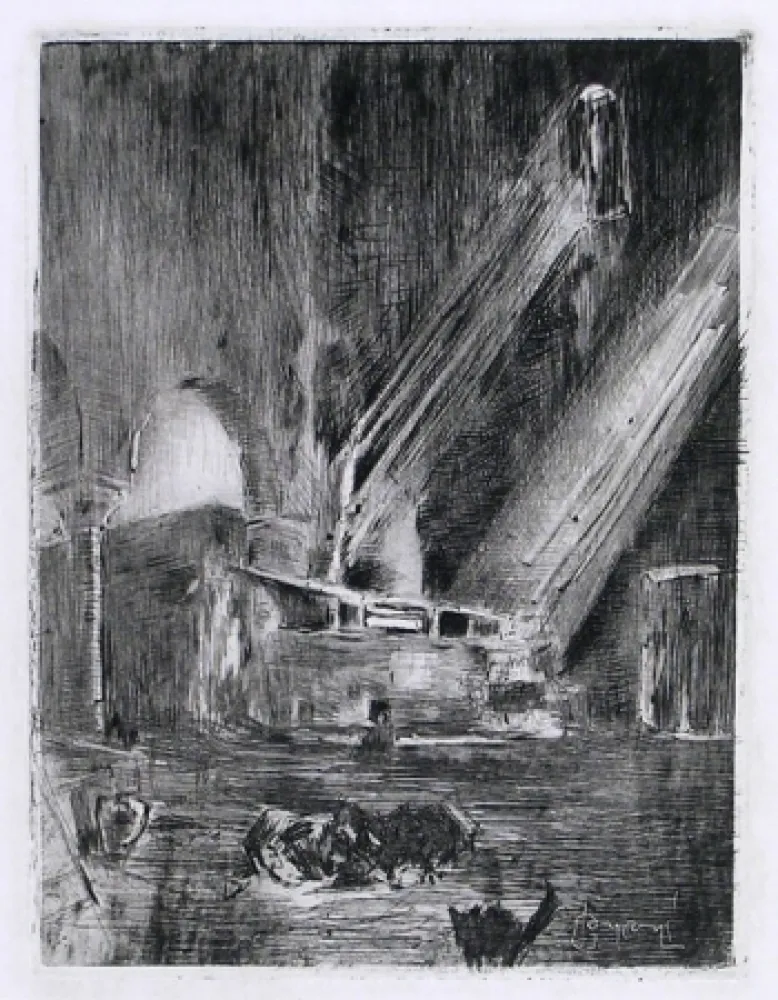 Гравюра Conconi - LE STREGHE (The witches) 