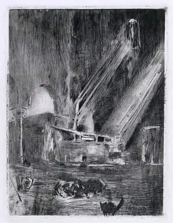 Гравюра Conconi - LE STREGHE (The witches) 