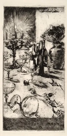 Офорт Conconi - MENU'