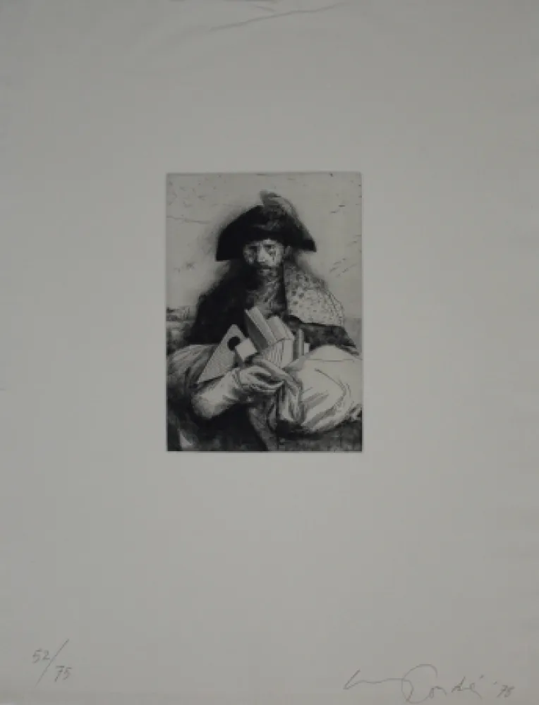 Гравюра Condé - Caminante