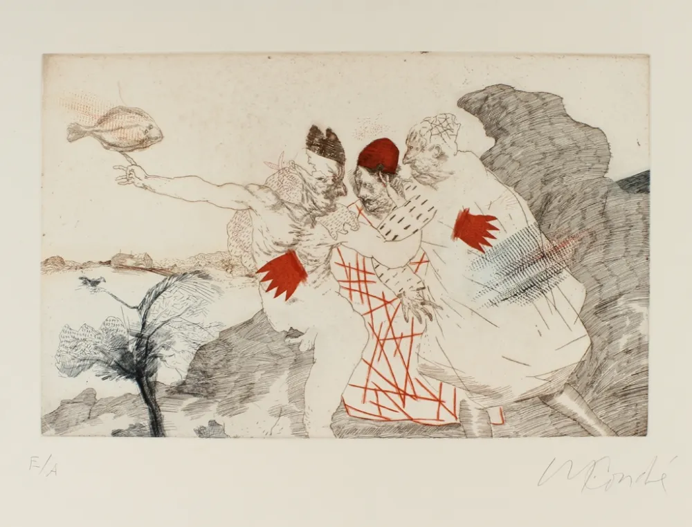 Гравюра Condé - Fiesta catalana