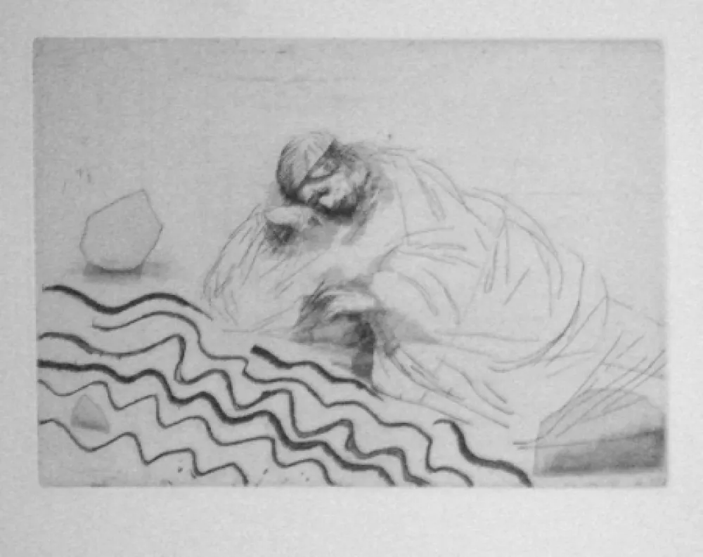 Офорт И Аквитанта Condé - Sans titre 1 