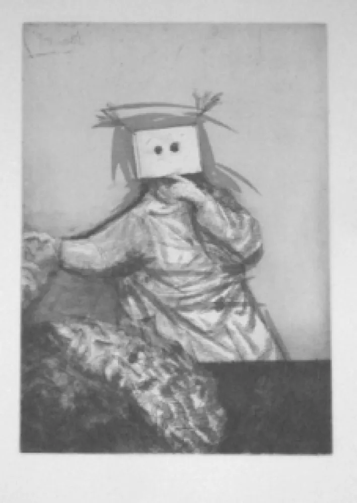 Офорт И Аквитанта Condé -  Sans titre 3 